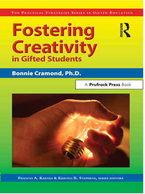 cover image of Fostering Creativity in Gifted Students
